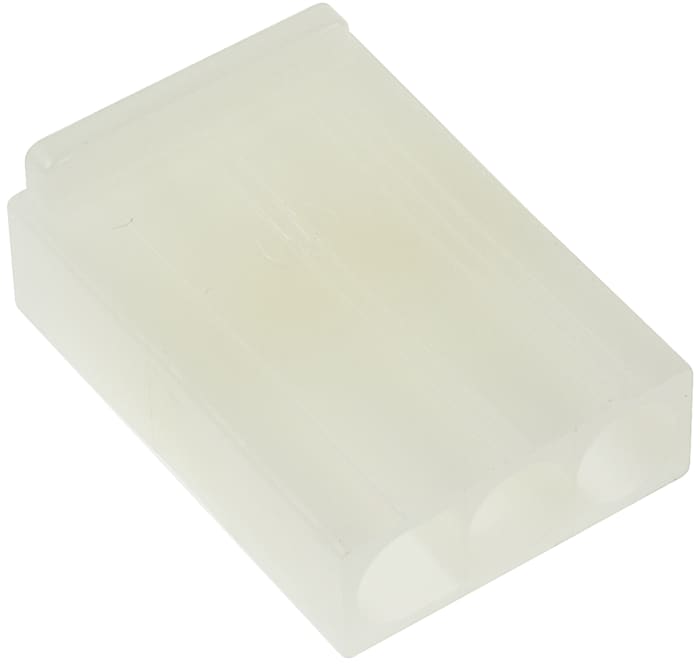 Molex 3191 Series Straight Free Hanging Housing Plug, 3 Contact(s), 6.7mm Pitch, 1 Row(s)