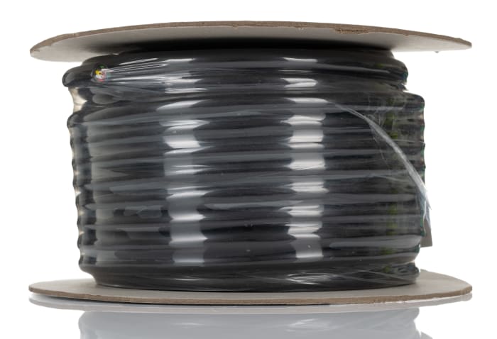 Câble multiconducteur RS PRO, 12 x 0,5 mm², gaine en PVC, Noir, 25m