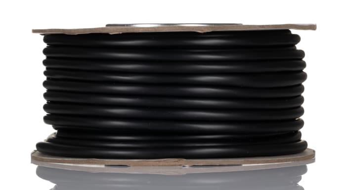 RS PRO Multicore Industrial Cable, 12 Cores, 0.22 mm², DEF STAN, Unscreened, 25m, Black PVC Sheath