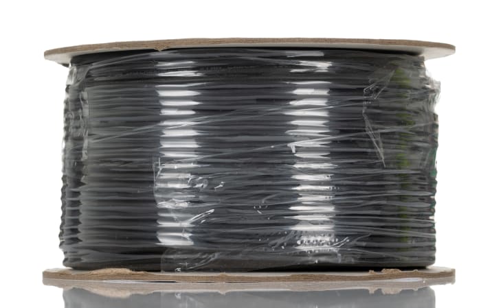 Câble multiconducteur RS PRO, 3 x 0,22 mm², gaine en PVC, Noir, 100m
