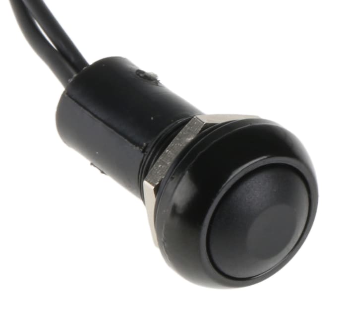 APEM Push Button Switch, Momentary, Panel Mount, 13.6mm Cutout, SPST, 48V ac, IP67