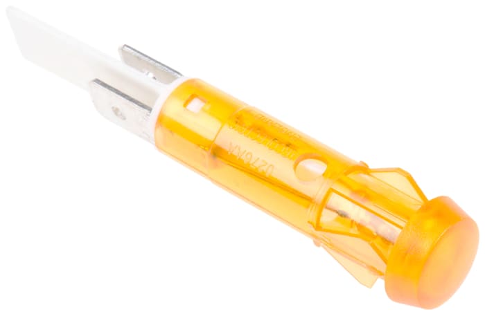 Voyant Néon Orange Arcolectric (Bulgin) Ltd, dia. 9.5mm, 230V c.a., IP67