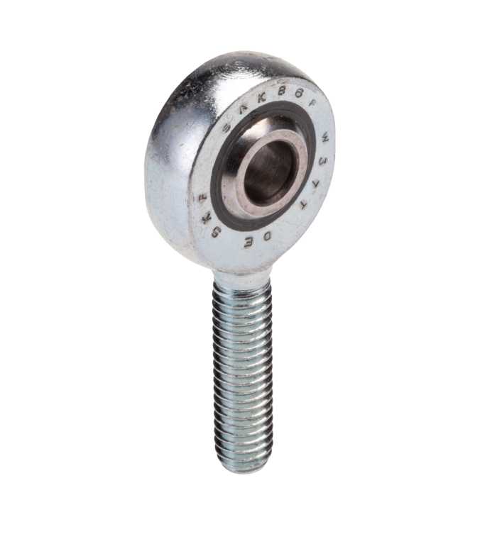 Kluzné ložisko 6mm vývrt statické osové zatížení 4250N, statické radiální zatížení 6.8kN SKF