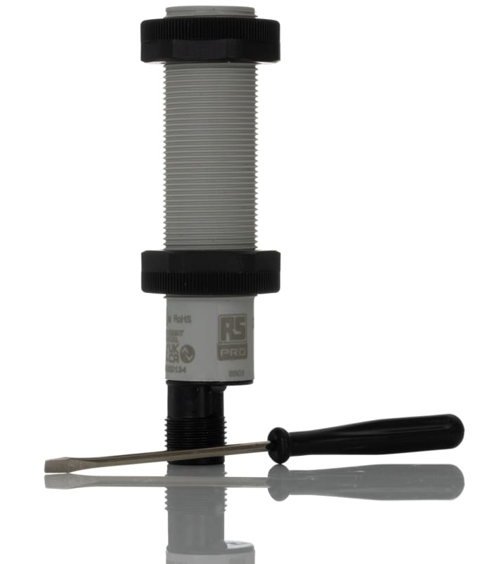 RS PRO Capacitive Threaded Barrel Proximity Sensor, M18, 8 mm Detection, IO-Link, 10 → 40 V dc