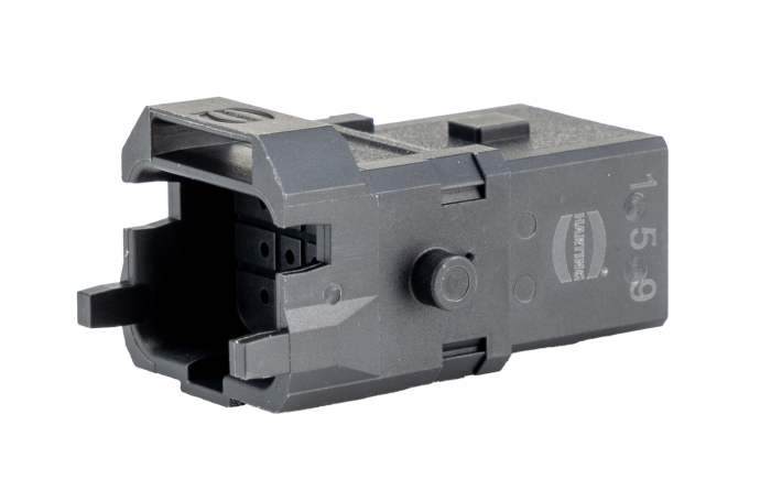 HARTING Heavy Duty Power Connector Insert, 6.5A, Male, Han 1A Series, 12 Contacts