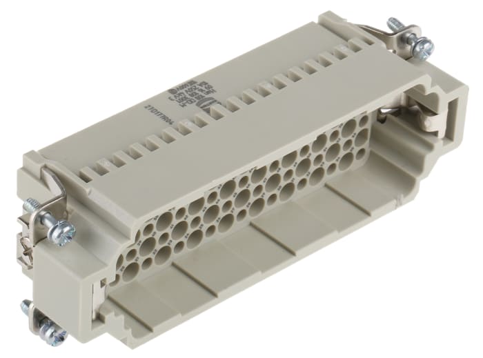 HARTING Heavy Duty Power Connector Insert, 10A, Male, Han DD Series, 108 Contacts