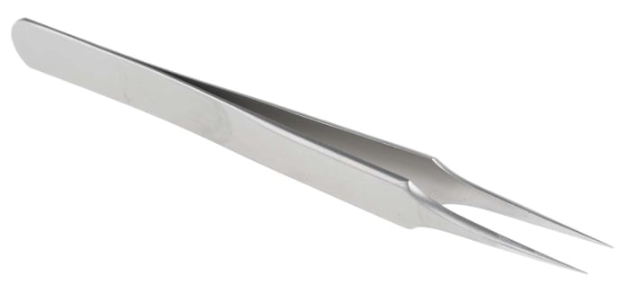 RS PRO 110 mm, Stainless Steel, Tweezers