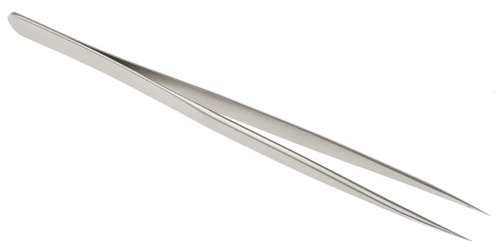 Brucelles RS PRO pointe Étroit en  en inox, L. 140 mm