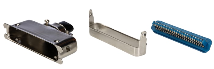 RS PRO Male 50 Pin Straight Cable Mount SCSI Connector, Solder