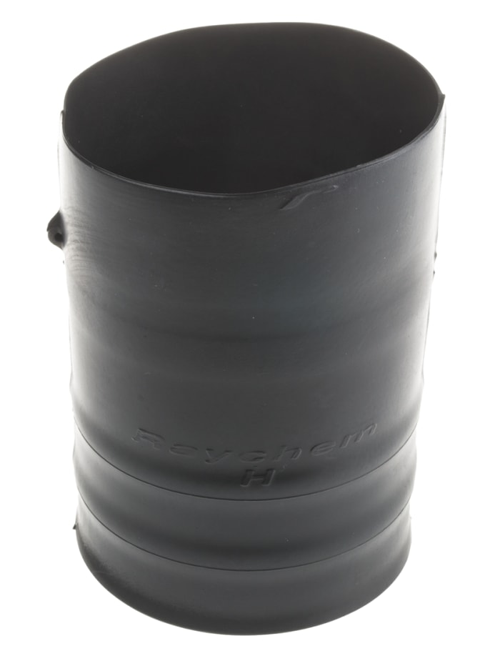 TE Connectivity Straight Black, Fluid Resistant Elastomer, 60mm