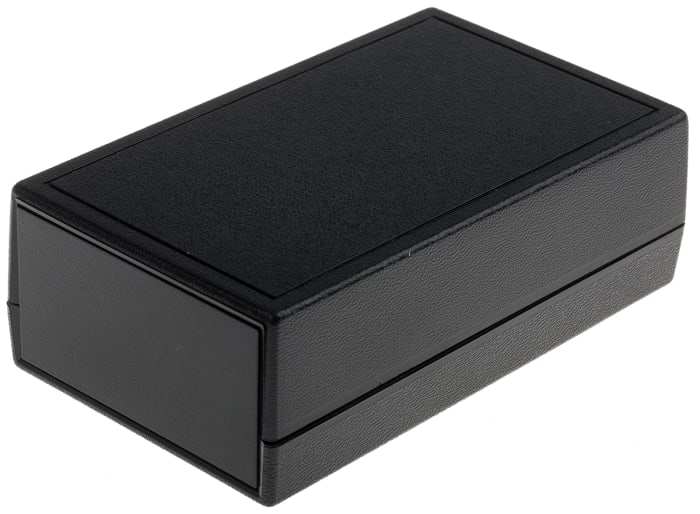 RS PRO Black ABS Handheld Enclosure, Integral Battery Compartment, 116.84 x 68.95 x 38.1mm