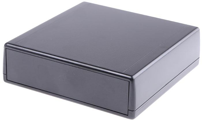 Pactec LH Black ABS Instrument Case, 128 x 129 x 38mm