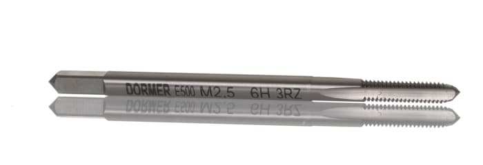 Taraud M2,5, pas de 0.45mm, Métrique, HSS, Taraud machine