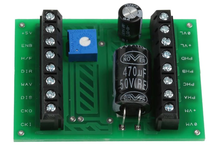 Greenwich Instruments GSM 2 Stepper Motor Controller 2 A, 61 x 46 x 15mm