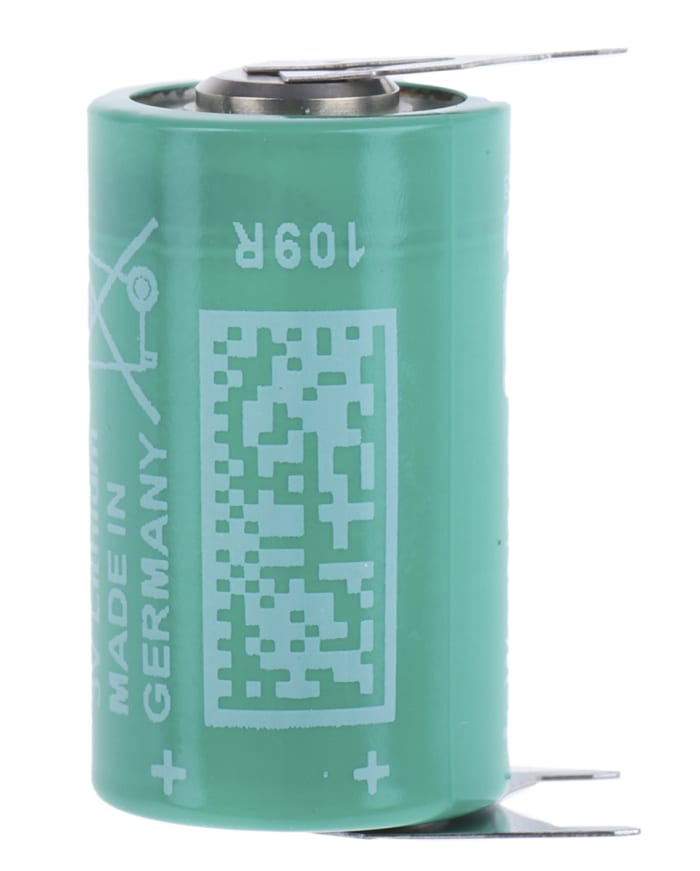 Varta Lithium Manganese Dioxide 3V, 1/2 AA Battery