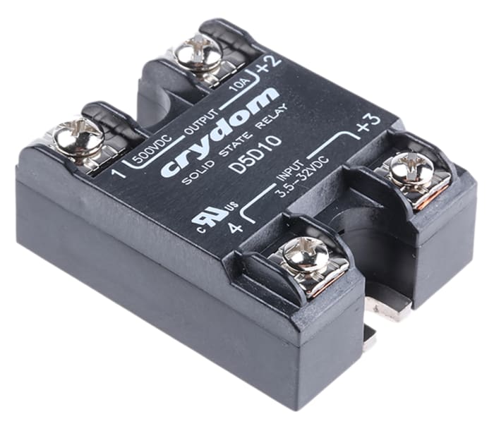 Sensata Crydom 1-DC Series Solid State Relay, 10 A Load, Surface Mount, 385 V dc Load, 32 V Control
