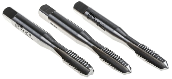 Dormer Tap Set, 3/8 UNC Thread