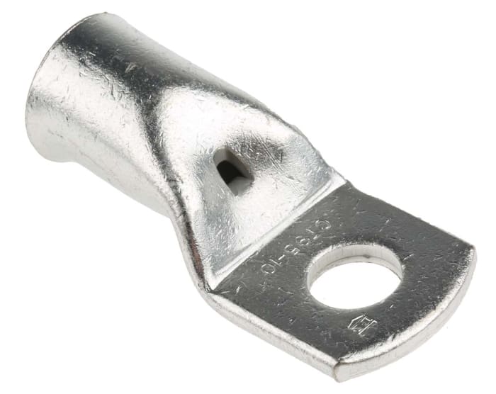 RS PRO Uninsulated Ring Terminal, M10 Stud Size to 95mm² Wire Size