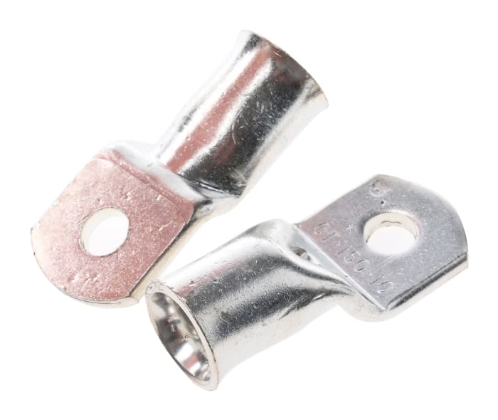 RS PRO Uninsulated Ring Terminal, M10 Stud Size, 150mm² to 150mm² Wire Size
