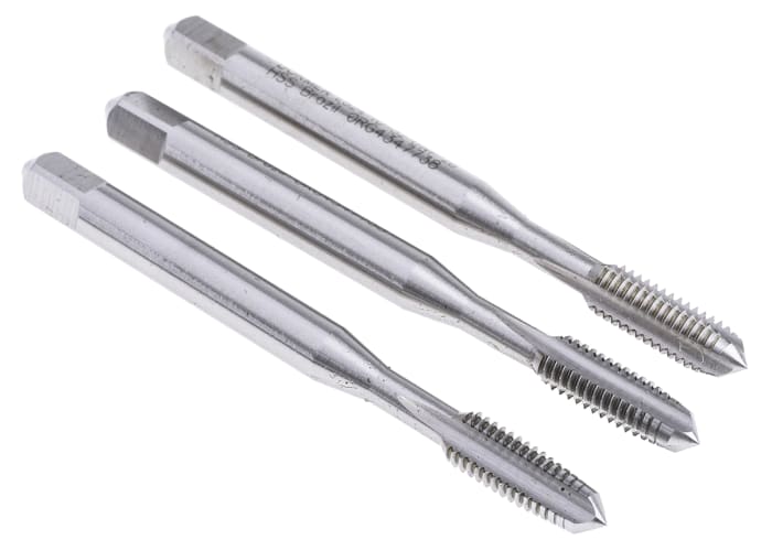Dormer Tap Set, #10 UNF Thread, UNF Standard, Hand Tap