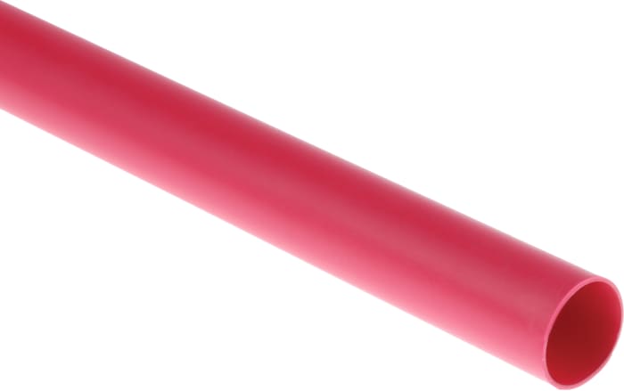 Gaine thermorétractable RS PRO, Diam. 12.7mm, Long. 1.2m, Rétreint 3:1, Rouge