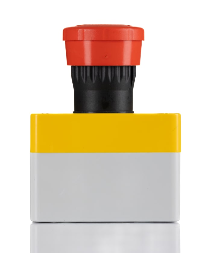 RS PRO RS PRO Twist Release Emergency Stop Push Button, Surface Mount