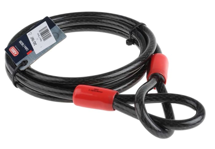 ABUS 2m, 10mm diameter, Steel Cable Lock