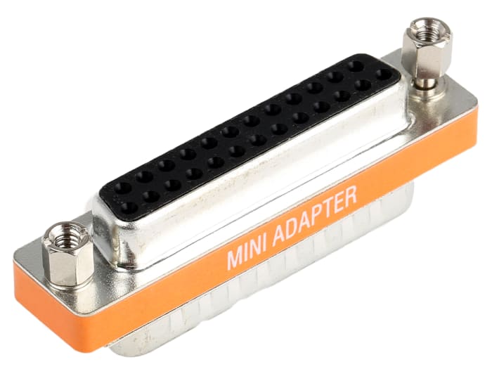 RS PRO D Sub Adapter Male 25 Way D-Sub to Female 25 Way D-Sub