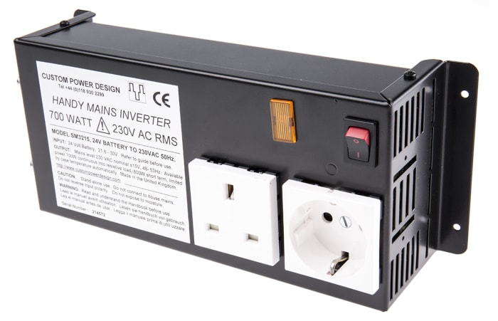 13A outlet dc/ac inverter,24/230V 700W