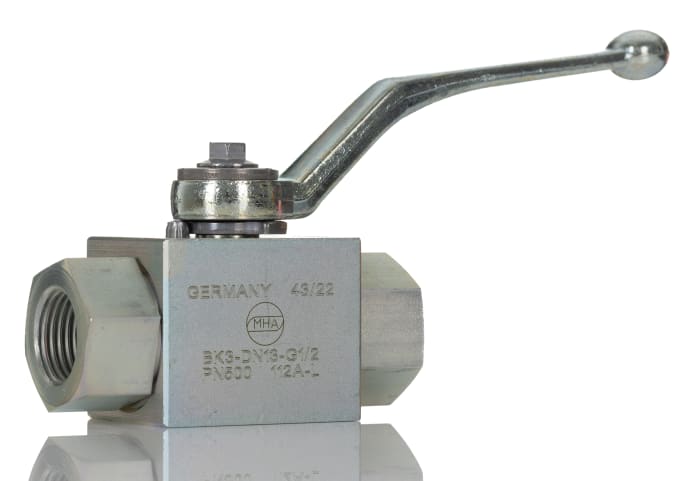 RS PRO Steel Hydraulic Ball Valve G 1/2