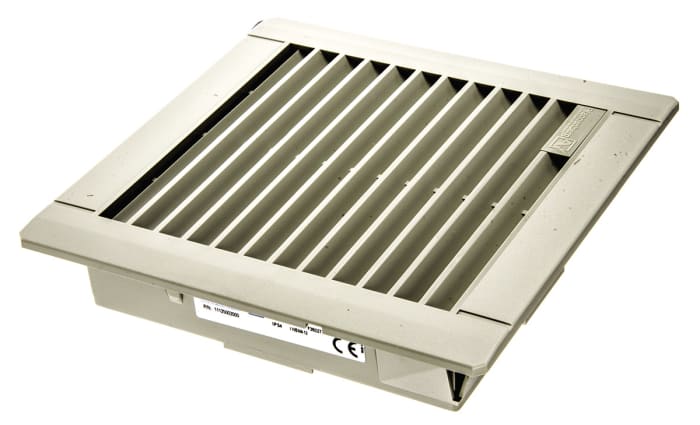 Filtro de ventilador Pfannenberg de fibra sintética, dim. 150 x 150mm, con marco de ABS