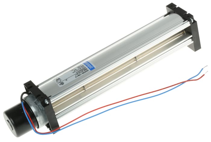 ebm-papst QG 030 Series Tangential Centrifugal Fan, 12 V dc, 100m³/h, DC Operation, 47.5 x 258 x 50mm
