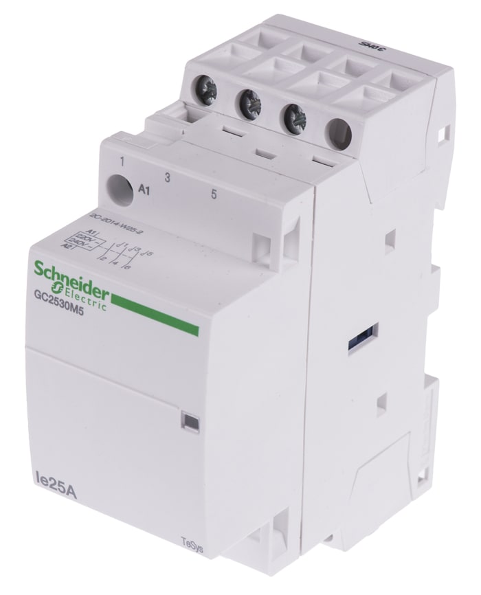 Schneider Electric Tesys GC GC25 Contactor, 230 V ac Coil, 3-Pole, 25 A, 3NO, 415 V ac