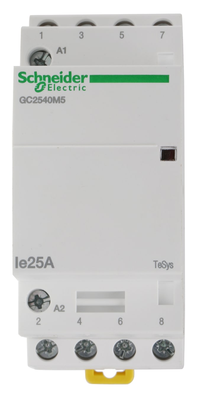 Schneider Electric Tesys GC GC25 Kontaktör, 4 Kutuplu, 25 A, Bobin Gerilimi: 230 V ac