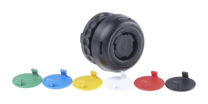 Tête de bouton poussoir Bartec, ComEx Vert, Rouge, Blanc, Jaune, Ø découpe 30mm