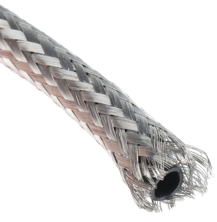 RAY-103-7.5(10) TE Connectivity | Funda de cable trenzada TE Connectivity RayBraid de Aleación de cobre chapada en níquel, long. 10m, Ø 7.5mm, blindado, | 887-2850 | RS Components RAY-103-7.5(10) TE Connectivity | Funda de cable trenzada TE Connectivity RayBraid de Aleación de cobre chapada en níquel, long. 10m, Ø 7.5mm, blindado, | 887-2850 | RS Components