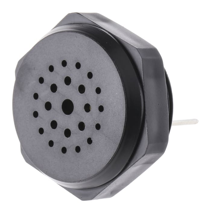 Sonitron 94dB Panel Mount Continuous Internal Buzzer, 35.5 x 8mm, 4V dc Min, 16V dc Max