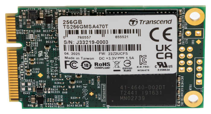 Transcend MSA470T mSATA 256 GB Internal SSD