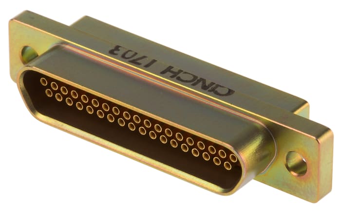 Connecteur Sub-D Femelle RS PRO 37 voies Montage panneau Droit