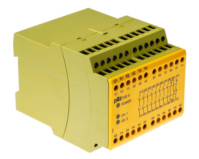 Pilz PNOZ X PZE 9 Expansion Module Safety Relay, 24V dc, Dual-Channel, 8 Safety Contacts
