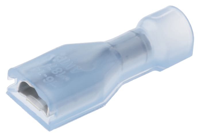 Cosse faston TE Connectivity, Isolée, Bleu, série : Ultra-Fast .187