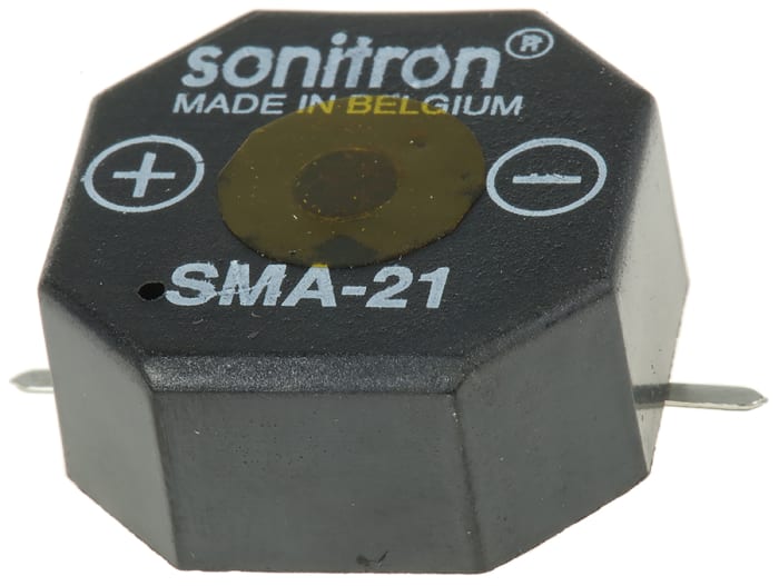 Buzzer Sonitron 85dB Continu, 24V c.c. max, CMS