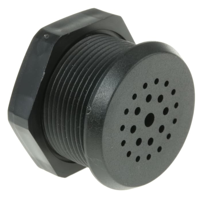 Sonitron 87dB Panel Mount Continuous Internal Piezo Buzzer, 36.5 x 26mm, 2V dc Min, 35V dc Max