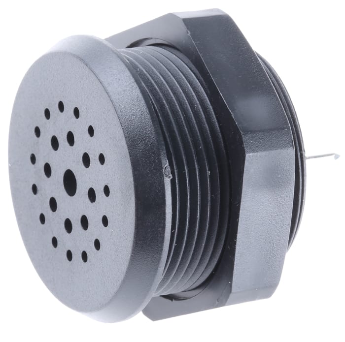 Sonitron 86dB Panel Mount Multifunction Internal Piezo Buzzer, 36.5 x 26mm, 5V dc Min, 35V dc Max