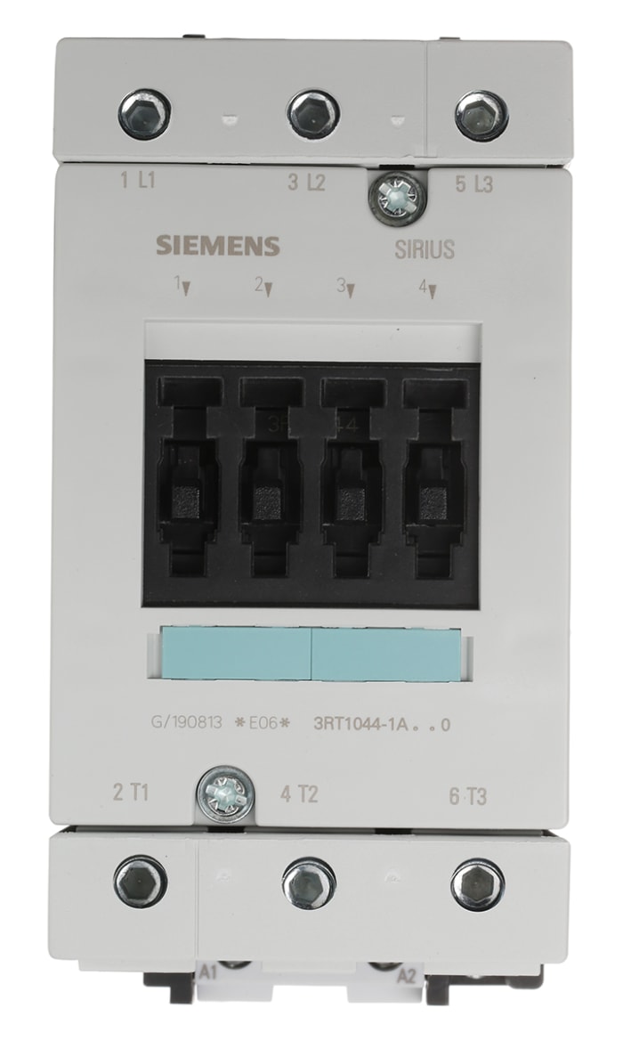 Contacteur Siemens série 3RT1, 3 pôles , 3NO, 65 A, 230 V c.a., 30 kW