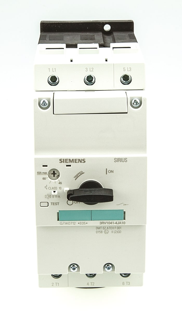 Siemens 3rv1041-4ja10 motor disyuntor Siemens 3rv1041-4ja10 motor disyuntor