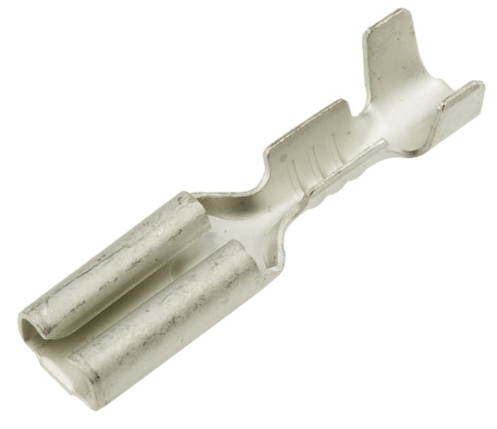 TE Connectivity FASTON .110 Uninsulated Female Spade Connector, Receptacle, 2.79mm Tab Size, 0.2mm² to 0.6mm²