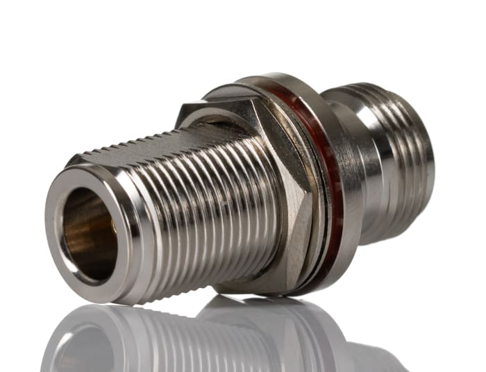 RS PRO | Adaptador coaxial RS PRO 50 Ω Recta, 11GHz Coaxial Níquel