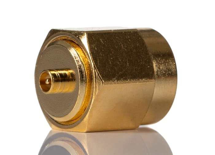 RS PRO Straight 75Ω Coaxial Adapter SMA Plug to UFL Socket 6GHz