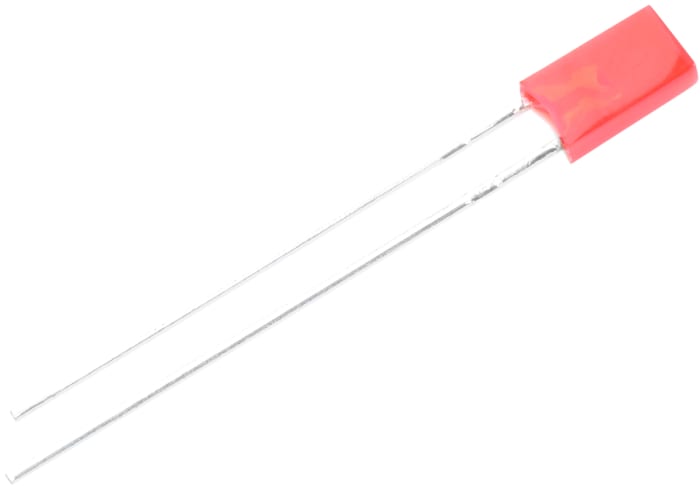 Kingbright2.25 V Red LED Rectangular Through Hole, L-144HDT